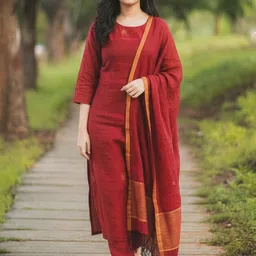 Anni Designer Printed Regular Kurta With Trousers & Dupatta-picture-15