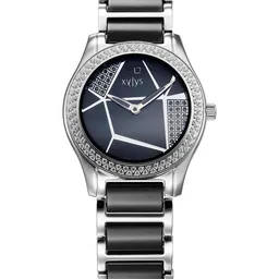 Xylys Women Embellished Dial & Stainless Steel Wrap Around Straps Analogue Watch 9766SD02E-picture-22