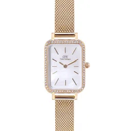 Daniel Wellington Women Mother of Pearl Bracelet Style Straps Analogue Watch DW00100668-image-65