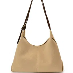 StyleCast x Revolte Suede Bucket Shoulder Bag image 1
