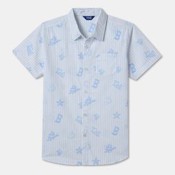 R&B Boys Opaque Printed Casual Shirt-picture-1