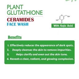 COSMO HUB Plant Glutathione Face Wash - 100 ml image 5