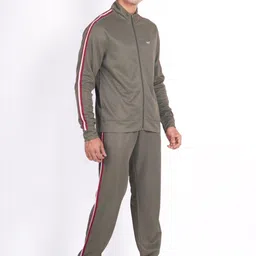 Wildcraft Men Mock Collar Mid-Rise Tracksuits image 2