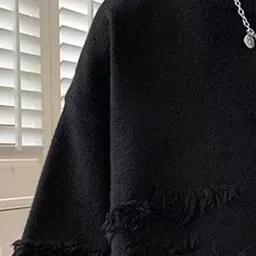 StyleCast x Revolte Self Design Long Sleeves Pullover Sweater image 3