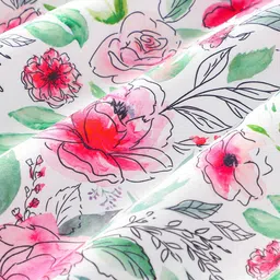 INCLUD Floral Print Flutter Sleeve Fit & Flare Dress image 5