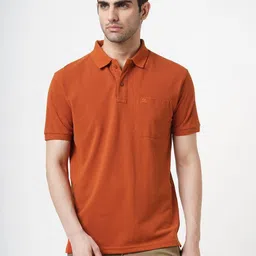 Stitch Hub Men Solid Polo Collar T-shirt-picture-20