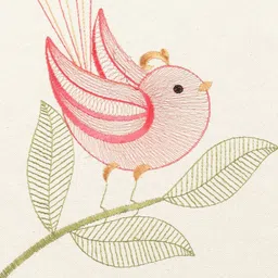 Myntra Elegant Homes White & Red Set of 5 Embroidered Square Cushion Covers image 2