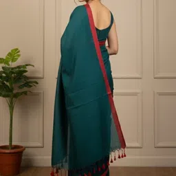 Brynbrit Pure Cotton Khadi Saree image 2