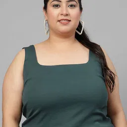 CURVE BY KASSUALLY Plus Size Square Neck Top-picture-31