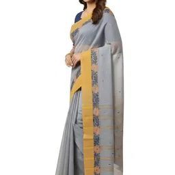 SUTAYAN Floral Handloom Taant Saree image 2