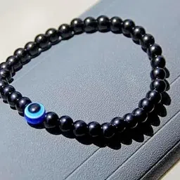 Divine souvenirs Unisex Tourmaline Elasticated Bracelet image 2