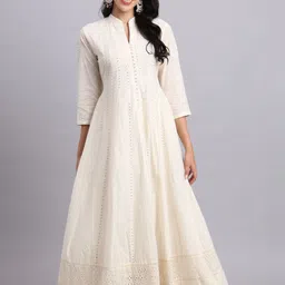 DiliWale Women Floral Embroidered Thread Work Floral Anarkali Kurta-picture-33