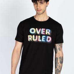 Status Quo Men Typography Printed Round Neck Cotton T-shirt-picture-0