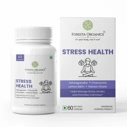 Foresta Organics Stress Health with Ashwagandha, Chamomile, Lemon Balm & Passion Flower -60 Capsules-picture-17