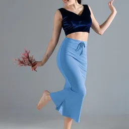 IndianRang Pack Of 2 Stretchable High-Rise Saree Shapewear image 2