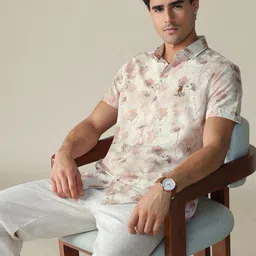 U.S. Polo Assn. Denim Co. Floral Printed Pure Cotton Regular Fit Casual Shirt-picture-25