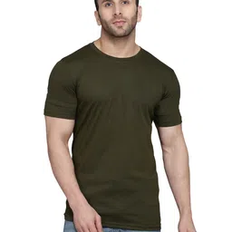 WOOSTRO Men Pack Of 2 Solid Round Neck Cotton Slim Fit T-shirts-picture-31