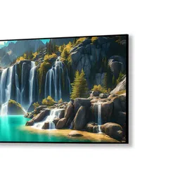 nestroots Green & White 1 Piece Canvas Other Wall Paintings image 2