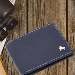 LONDON ALLEY Men Leather Two Fold Wallet With RFID Features image 3