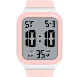 SWADESI STUFF Unisex Dial & Straps Digital Automatic Watch SDS 157 PINK 9 image 3