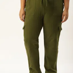 theRebelinme Women Smart High-Rise Easy Wash Pleated Cargos Trousers-image-84