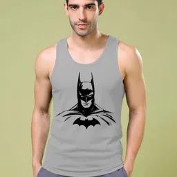 BAESD Printed Scoop Neck Cotton Gym Vest-image-53