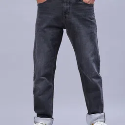 V-Mart Men Skinny Fit Mid-Rise Low Distress Light Fade Jeans-picture-36