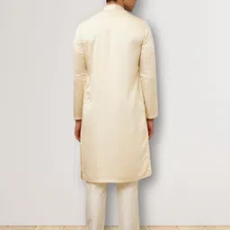 PulseIQ Men Ethnic Motifs Printed Straight Kurta image 4