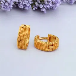 SHREE KRISHNA SHOPPING Gold-Plated Brass Earrings image 1