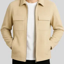 Raxedo Men Suede Biker Jacket image 2