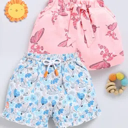 Biskid Girls Pack of 2 Printed Shorts-picture-39