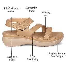 Luvfeet Diabetic & Orthopedic Platform Heel Sandals image 4