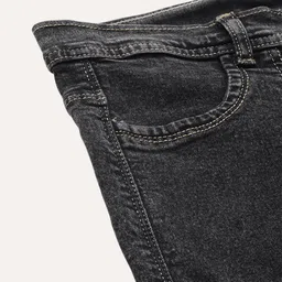 BAESD Girls Regular Fit Mid-Rise Light Fade Stretchable Cargo Styles Denim Jeans image 2