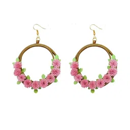 Designers Collection Women Pink Earrings-picture-23