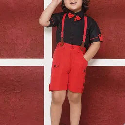 Aj DEZInES Boys Shirt with Shorts-image-12