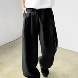 KPOP Men Easy Wash Trousers image 2