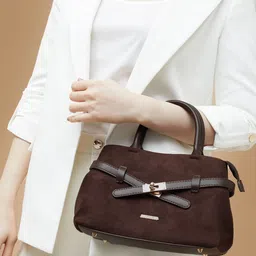 CODE by Lifestyle Women Solid Structured Fringed Handheld Bag-picture-21