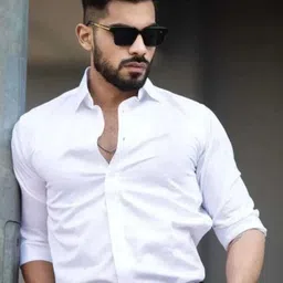 EARNSHAW Men Solid Spread Collar Cotton Semiformal Shirt-picture-20