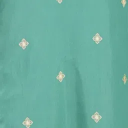 ODETTE Women Solid Embroidered Kurta with Trousers & Dupatta image 3