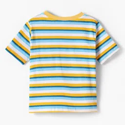 Honeyhap Boys Pack of 2 Graphic Printed Bio Finish Round Neck Cotton T-shirts image 4