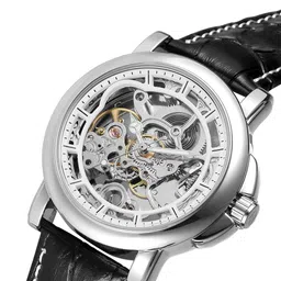 FORSINING Men Leather Straps Analogue Watch FSG8156M3S1 image 2