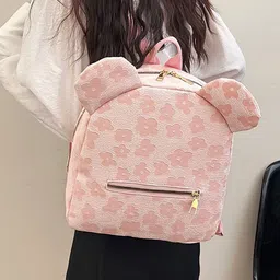 Mast & Harbour Unisex Textured Printed Backpack image 5