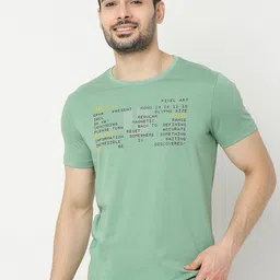 UnderJeans by Spykar Men Printed Cotton T-Shirt-picture-28