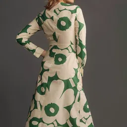 Roadster Floral Calf Length A Line Dress image 3