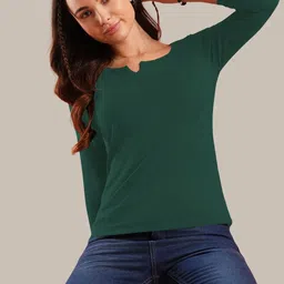 Maheshvi Ribbed Round Neck Top-picture-13