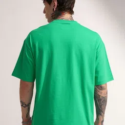 HIGHLANDER Iron Man Embroidered Drop-Shoulder Sleeves Cotton T-shirt image 3