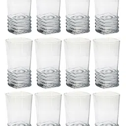 1ST TIME Yellow & Transparent Glass Solid Water Bottle image 3