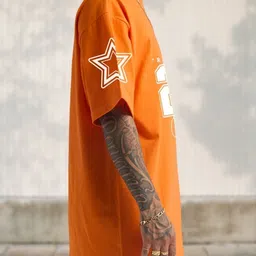 Cool Plus Men Typography Printed Round Neck Cotton Oversized T-shirt image 4