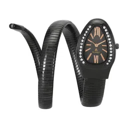 Aglance Women Wrap Around Analogue Watch AGLANCE 003 BLACK SNACK NEW DESIGNER WATCH-image-24