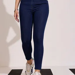 DOLCE CRUDO Women Skinny Fit High-Rise Stretchable Jeans-picture-31